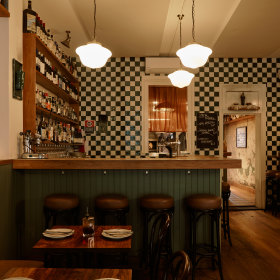The bar.