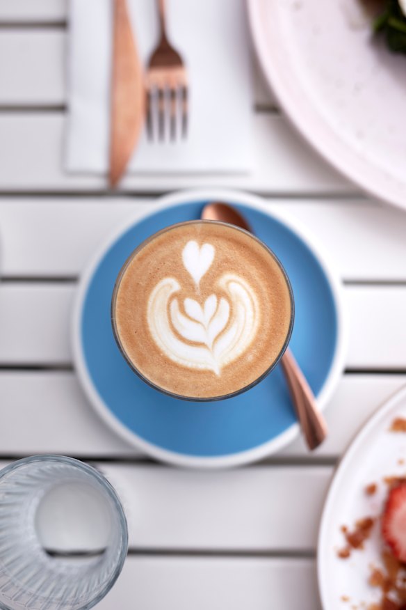 Coffee is made in house using single origin.