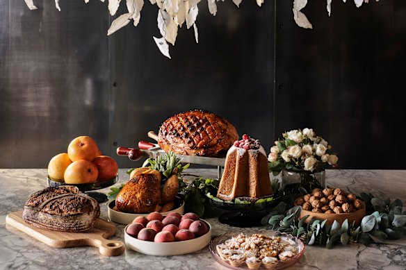 Woodcut planejou um menu sofisticado para o dia de Natal. 