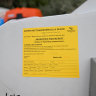 A confiscation notice.