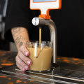 Coffee on tap at Single O cafe in Surry Hills, Sydney.