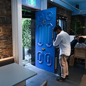 Step inside the old bluestone building.