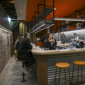 Inside Tzaki in Yarraville.