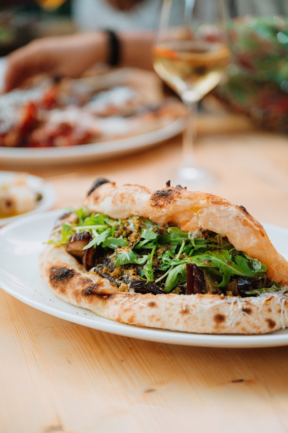 The pizza sando: not your classic calzone. 