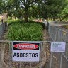 Victoria Park in the City of Sydney was fenced off after asbestos was discovered.