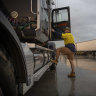 Some truckers are coming to a stop, but Jake is busier than ever