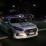 The woman was hit by a bus in Potts Point during torrential rain.