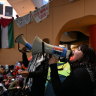 Pro-Palestine protesters defy warnings to leave Melbourne University building