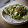 Avocado toast at Harry’s Bondi. 