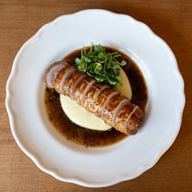 Chicken ballotine. 
