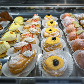 Assorted pastries. 