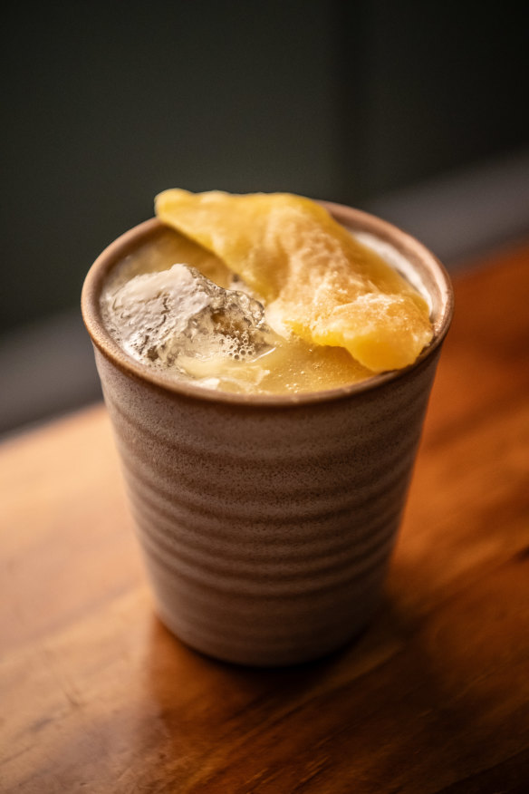 A Mango Penicillin cocktail.