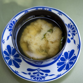 Miso soup at Misuzu’s in Albert Park.