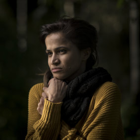 Nithya Reddy, the sister of Preethi Reddy, who was killed in March 2019. 