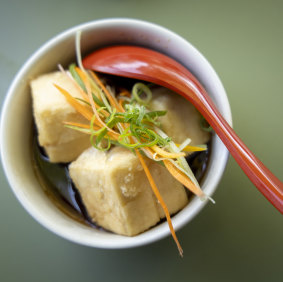 Agedashi tofu at Misuzu’s in Albert Park