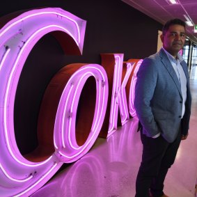 Coca-Cola Europacific Partners Australia managing director  Orlando Rodriguez.
