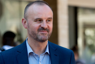 ACT Chief Minister Andrew Barr has rejected 'conspiracy theories' about the controversial Dickson land swap.