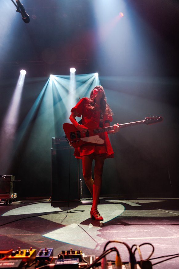 Nikki Monninger is magnetic as a bassist