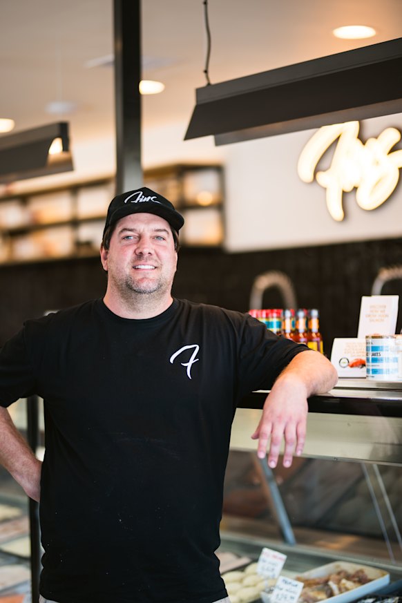 Phil Clark of Fins Seafood.