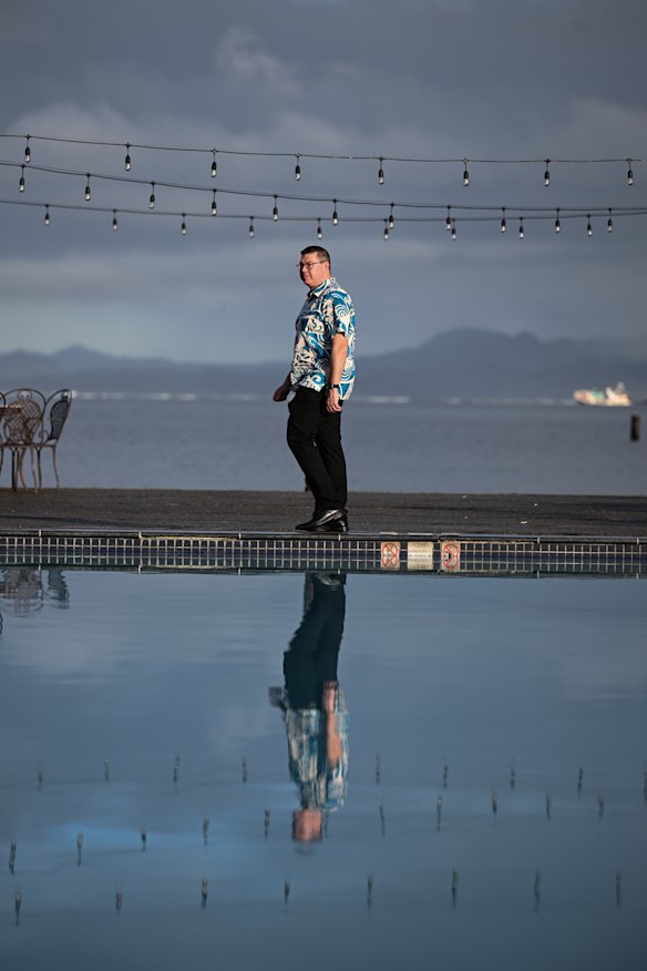 Pacific Minister Pat Conroy in Suva. 