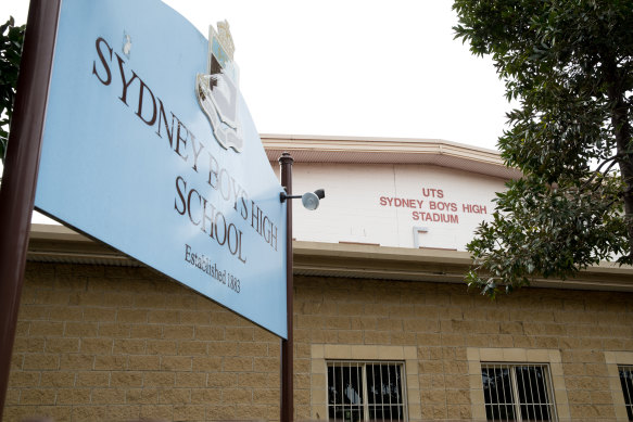 Sydney Boys High School, in Moore Park
