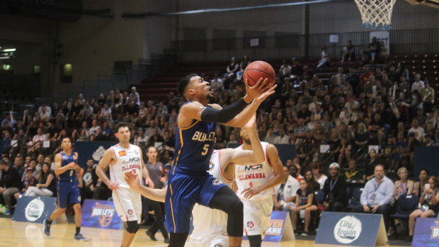 Stephen Holt was one of Brisbane's best players on a rough night for the Bullets and finished with 15 points.
