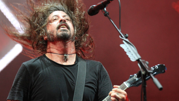 Foo Fighters played to a crowd of about 40,000 at Suncorp Stadium on Thursday night.