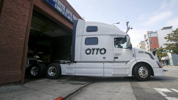 Uber acquired self-driving startup Otto in 2016.