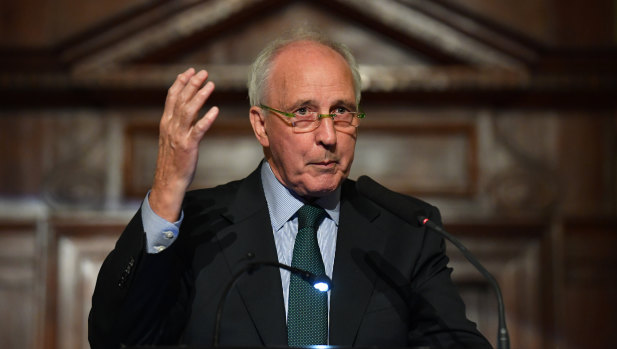 Former prime minister Paul Keating, who designed the original dividend imputation system as treasurer in the 1980s.