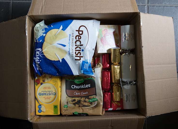 The high demand for Christmas hampers may leave charities begging for supplies. 