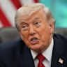 Donald Trump said the US naval blockade of the Strait of Hormuz was “incredible” and Iran’s economy was “crashing”.