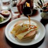 Diner-style pancakes.