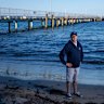 A large section of the pier will not be rebuilt at this stage, according to Parks Victoria. 