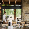 The dining room at Beltana Farm near Canberra.