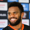 Mr Energy: Sunia Turuva is all smiles this week