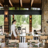 The dining room at Beltana Farm near Canberra.