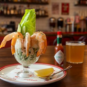 Prawn cocktail.