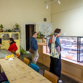 Inside the Northcote bakeshop.