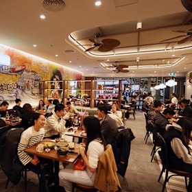 Eat Alley features 10 well-known stalls from Malaysia.