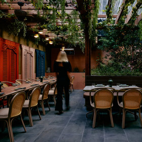The lush fit-out.