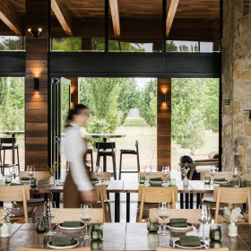 The dining room.