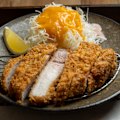 Premium pork loin katsu (fried cutlet).