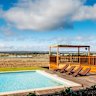 Guests can swim in two pools.