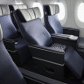 Sleek Nordic interiors: Finnair’s premium economy.