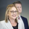 Premier Jacinta Allan last month.