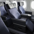 Sleek Nordic interiors: Finnair’s premium economy.