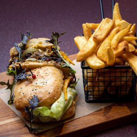 The Philly cheese steak.