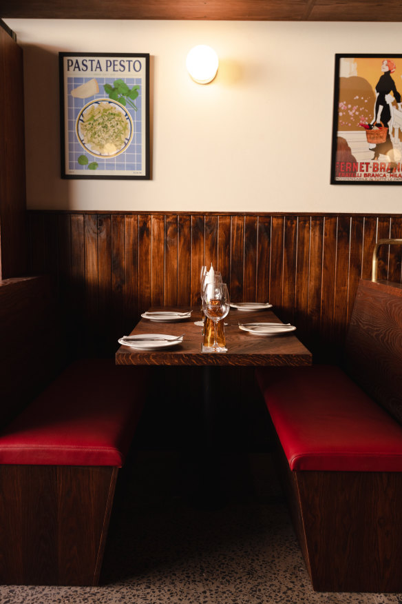 The dining room. 