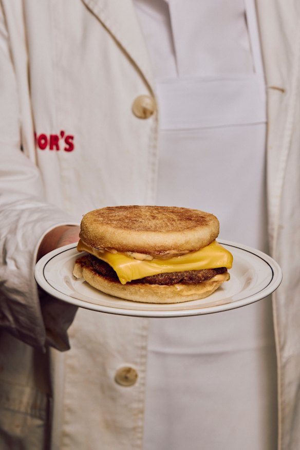 The sausage muffin.