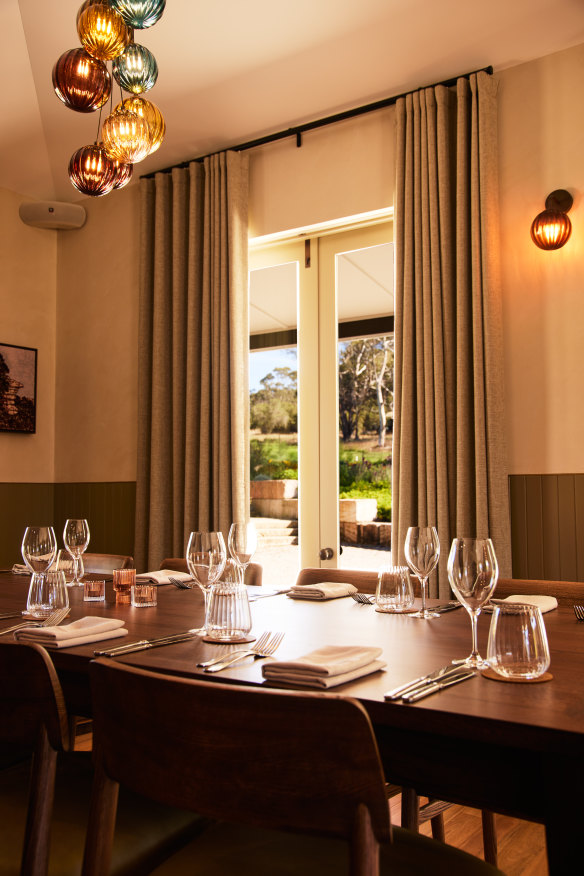 Inside the Megalong dining room.